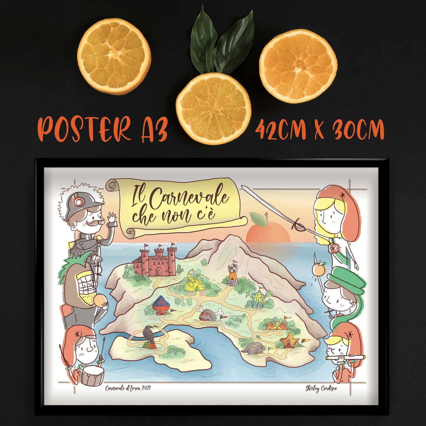 Poster artistico "Carnevale che non c'è"