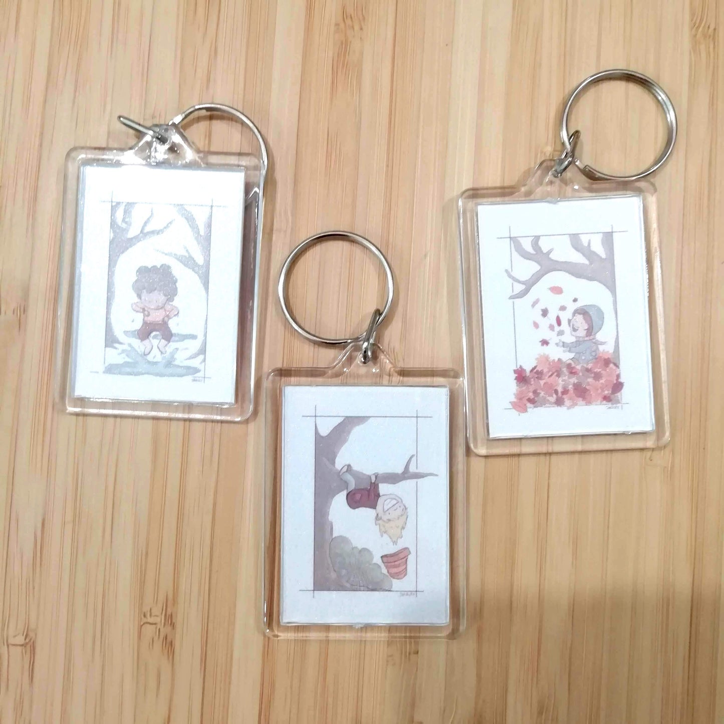 Portachiavi con illustrazioni