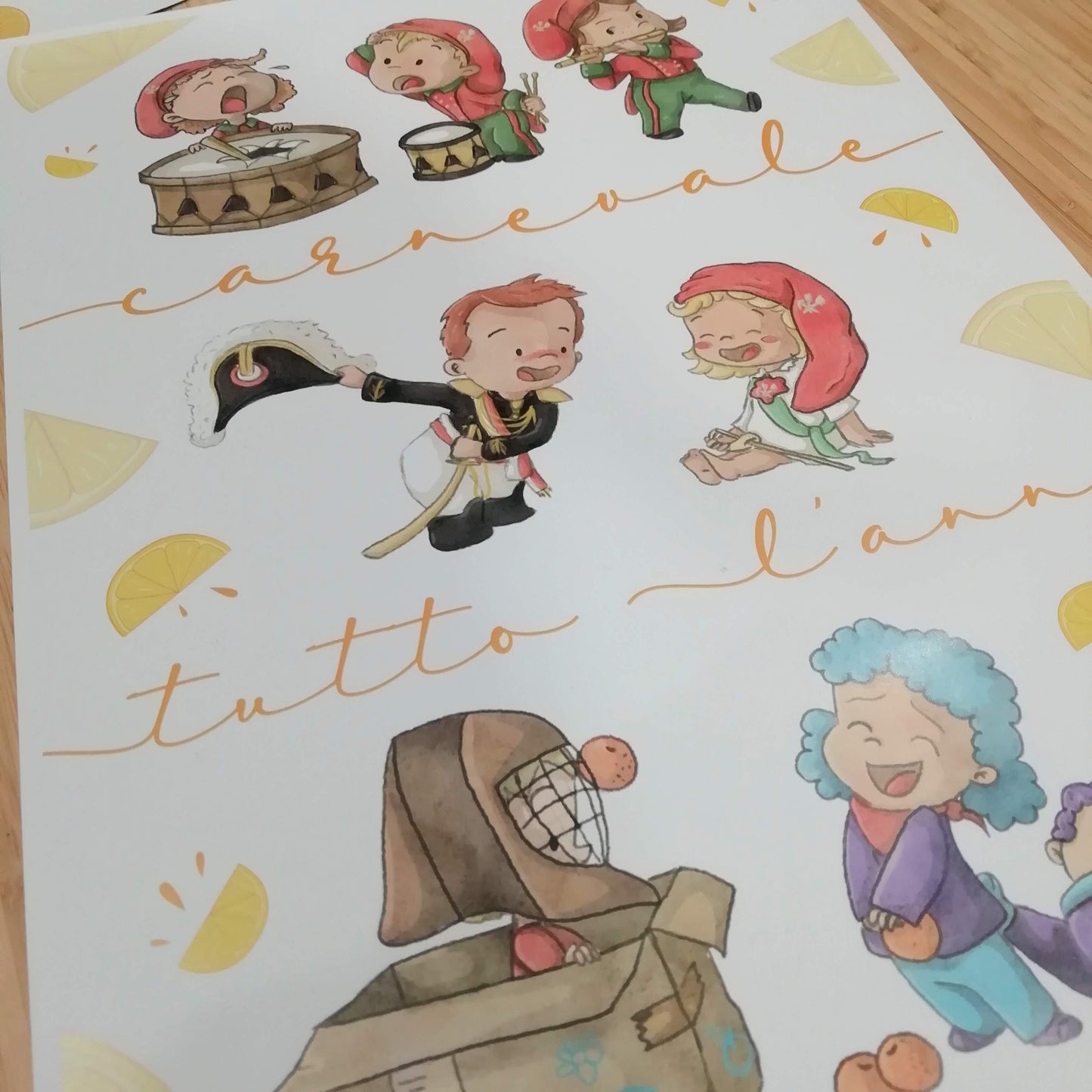 Poster artistico "Carnevale tutto l'anno"