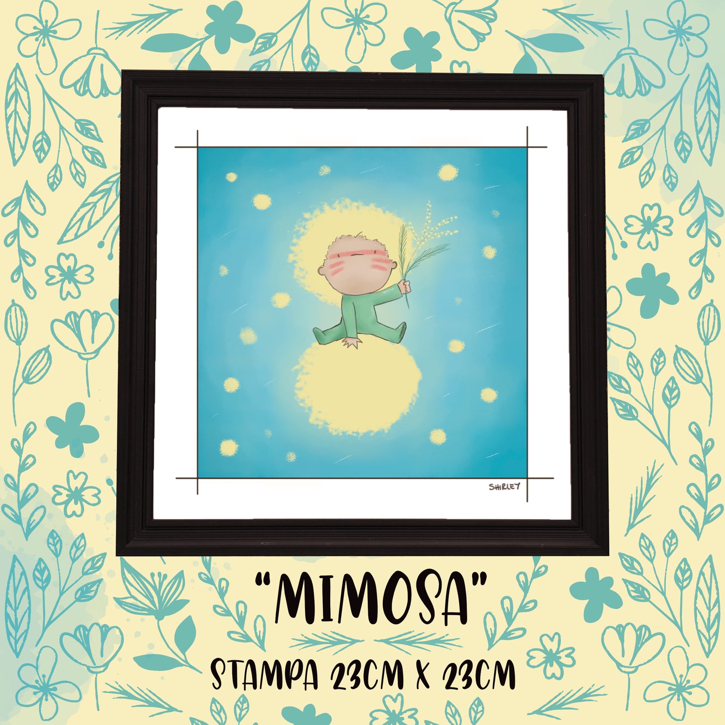 Stampa artistica "Mimosa"