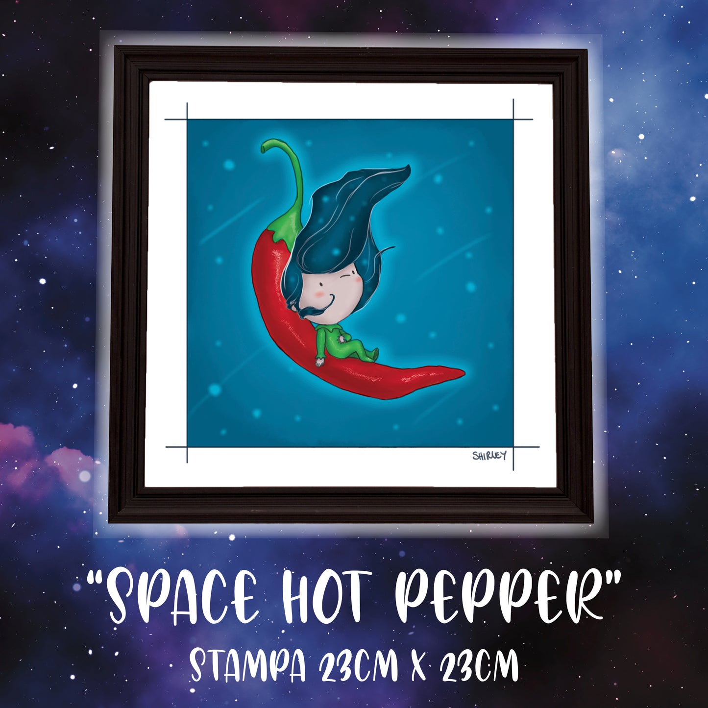 Stampa artistica "Space Hot Pepper"