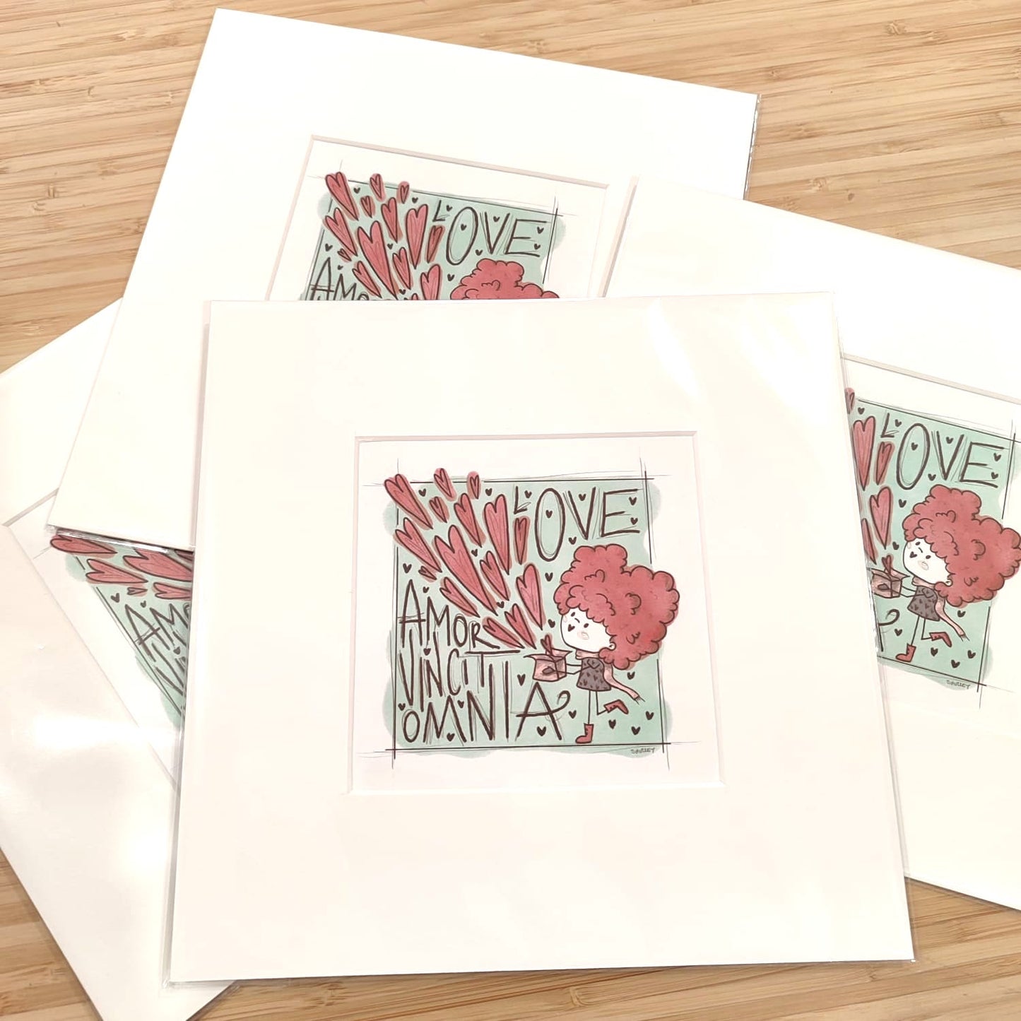 Stampa Artistica "LOVE" con passepartout