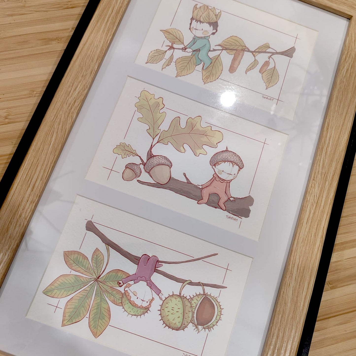 Trittico "Piccoli Alberi"