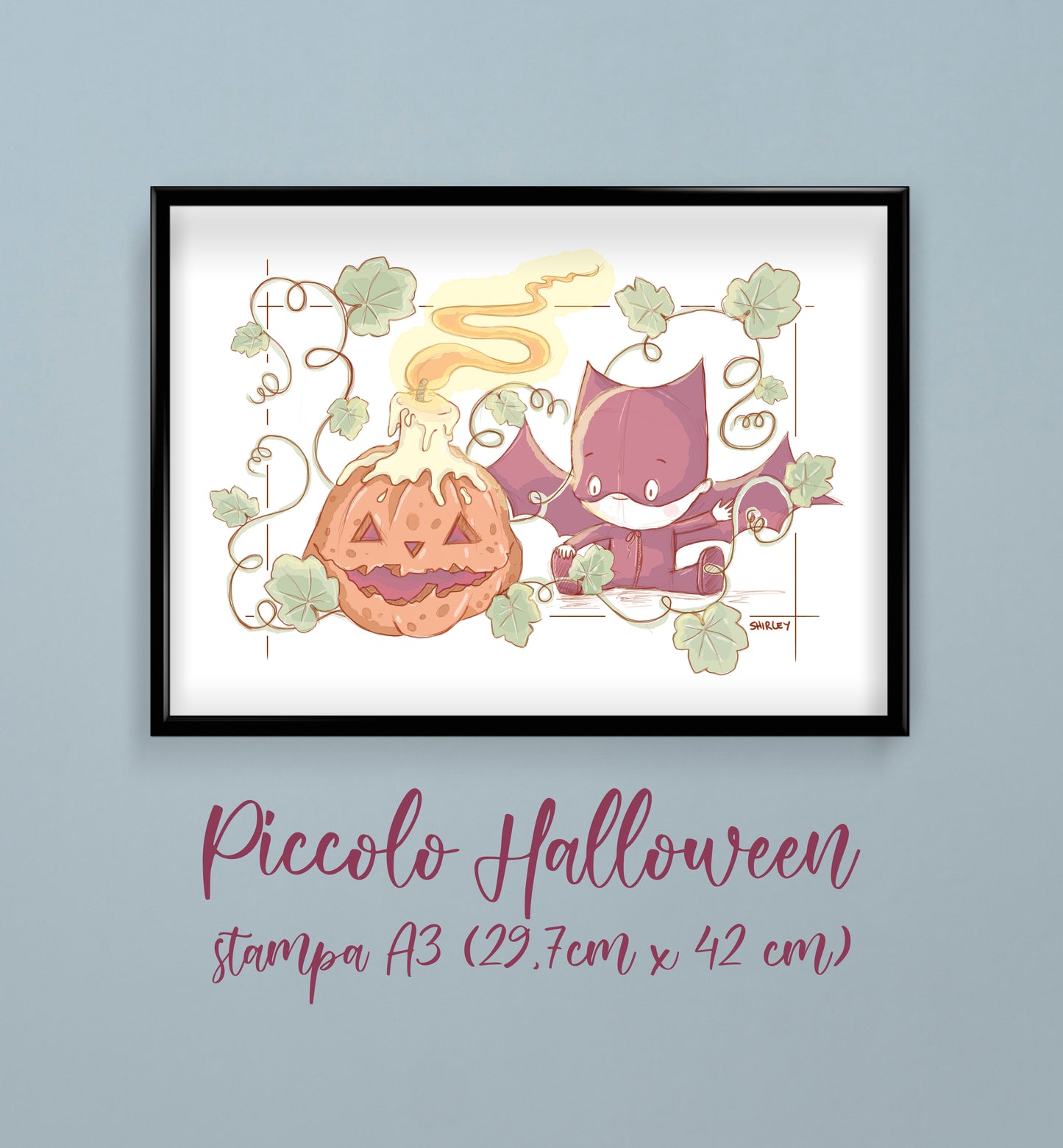Stampa artistica "Piccolo Halloween"
