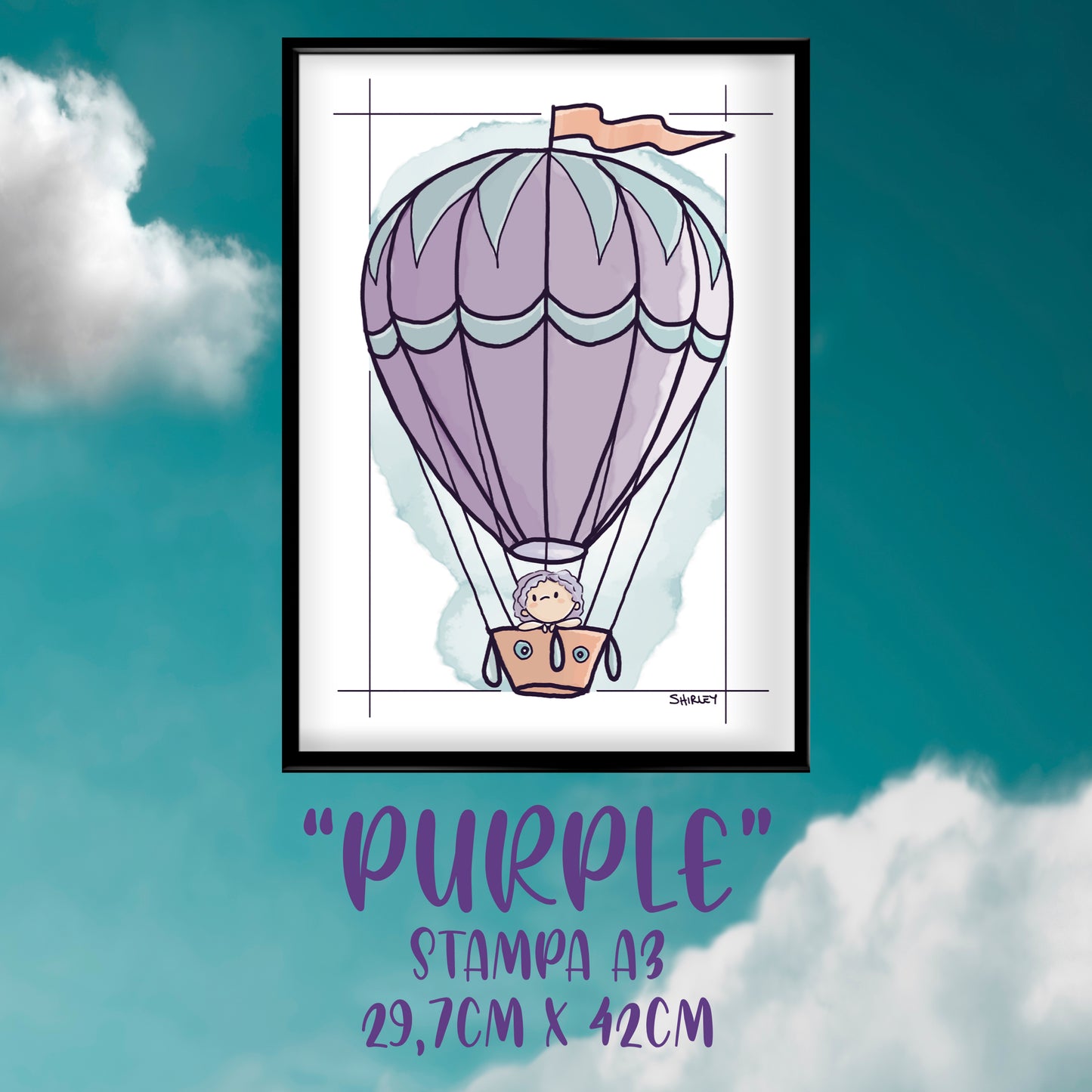 Stampa Artistica "Purple"
