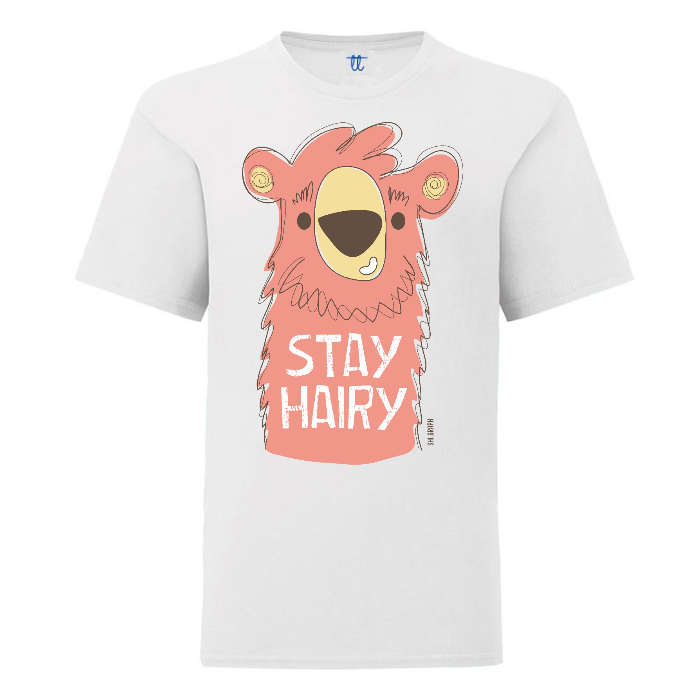 T-Shirt Bambino STAY BEAST B&C Exact 150-ORSO