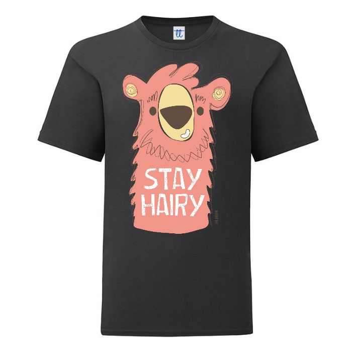 T-Shirt Bambino STAY BEAST B&C Exact 150-ORSO