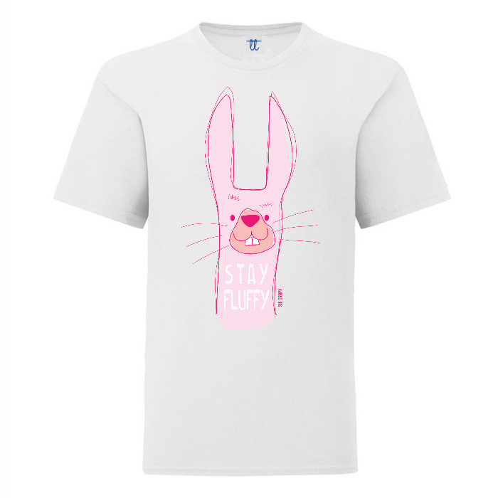 T-Shirt Bambino STAY BEAST B&C Exact 150-CONIGLIO