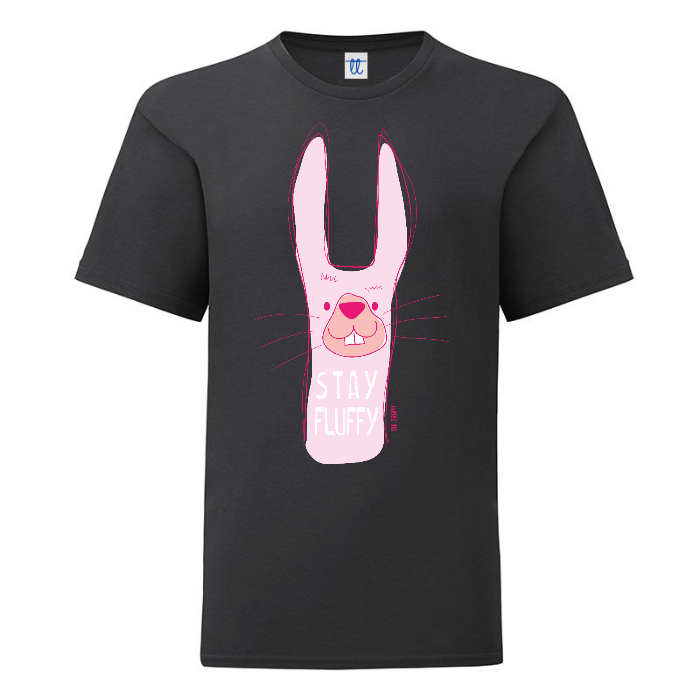 T-Shirt Bambino STAY BEAST B&C Exact 150-CONIGLIO