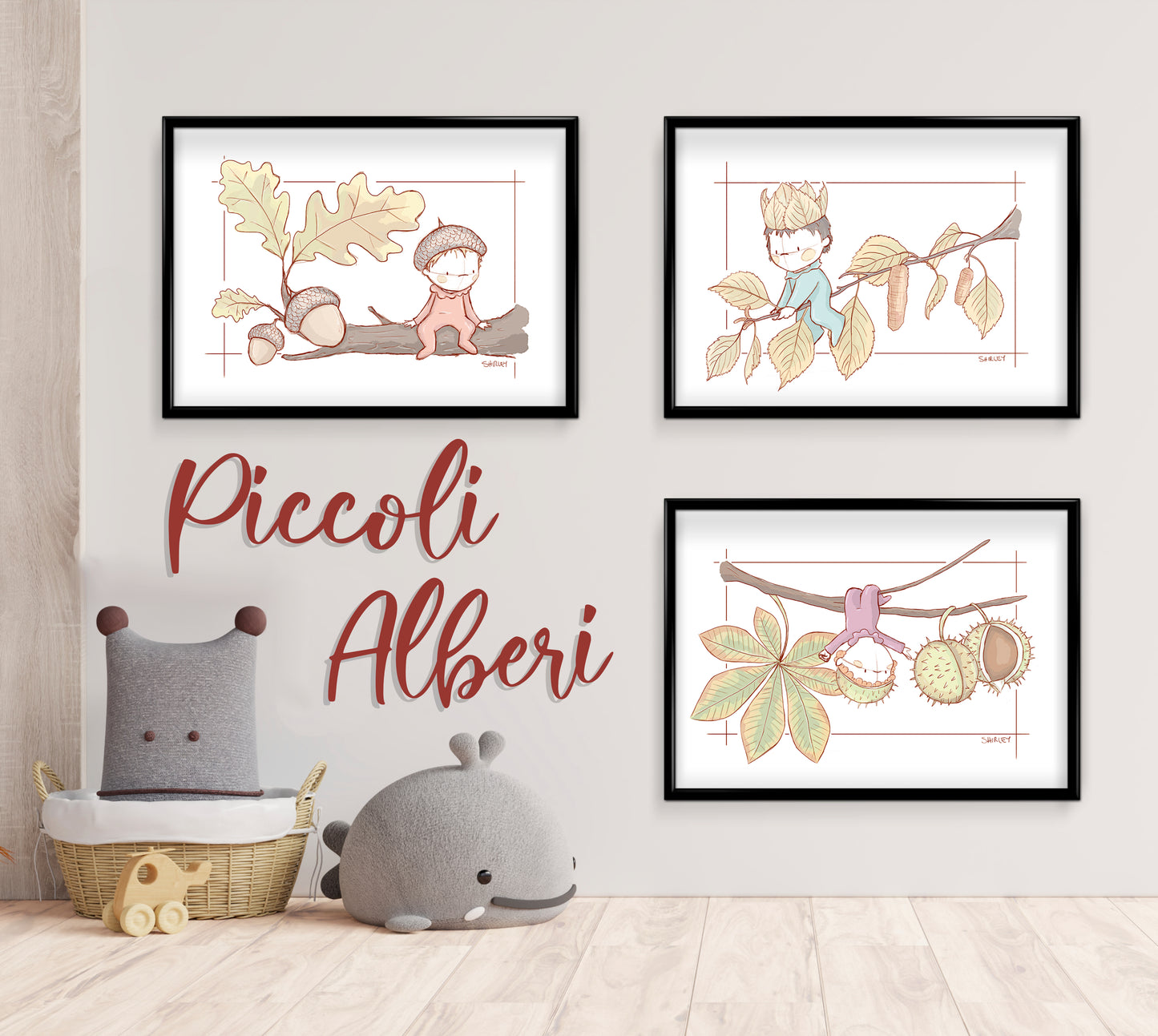 Stampe artistiche "Piccoli Alberi"