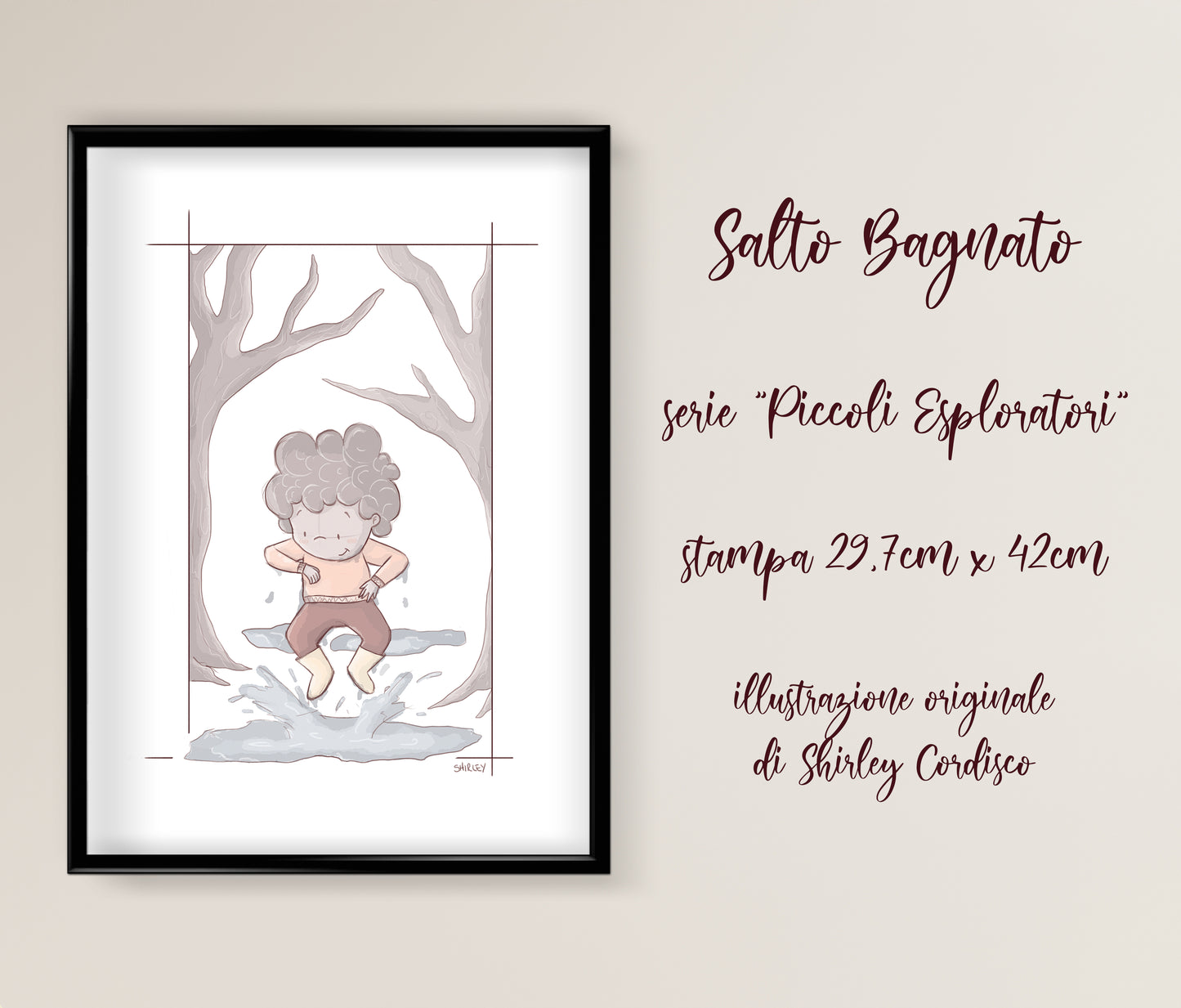Stampe artistiche "Piccoli Esploratori"