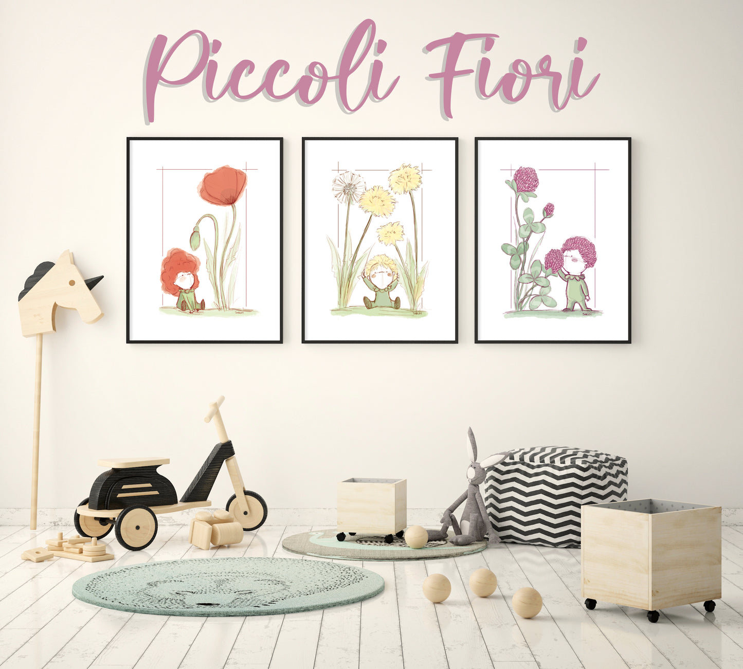 Stampe artistiche "Piccoli Fiori"